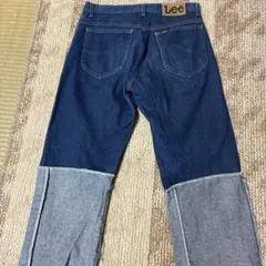 Lee ダークブルー デニム カットオフ裾　31×32 レディース