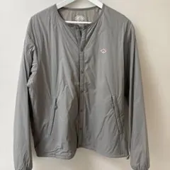 DANTON ナイロンジャケット クルーネック グレー