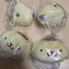 ポムポムプリン もちもちぬいぐるみ ボールチェーン ガチャガチャ