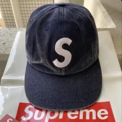 supremeシュプリームSロゴキャップ26ss