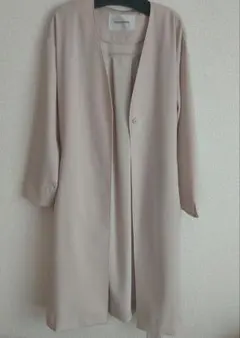 NATURAL BEAUTY BASIC ベージュロングカーディガン