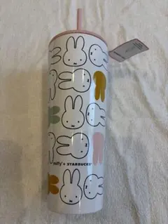 新品未使用Starbucksストロー付コールドカップ(ミッフィー)アメリカ 