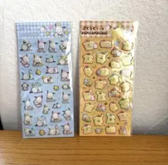 ぷくっとシール　ポチャッコ ポムポムプリン　サンリオ　ダイソー