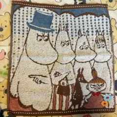 ムーミン　ジャガード刺繍　タオルハンカチのサムネイル