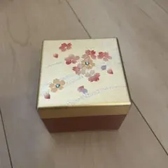 和風　ジュエリーボックス　小物入れ　金箔
