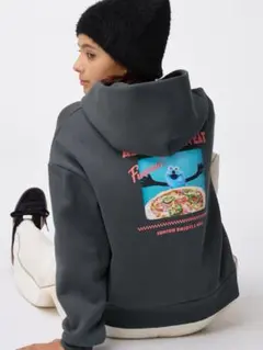 パペットスンスンフード付きパーカー Lサイズ GU