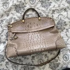 FURLA ★カウレザー　型押し　ハンドバッグ