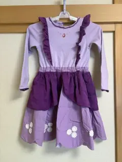 alc. 紫色 ノースリーブワンピース 120