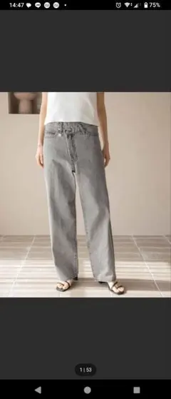 【まっくす様専用】ローリーズファーム　ＣＯＮＥ／アシメデニムパンツ