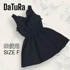 【未使用】 DaTuRa バック リボン タンク ミニ ワンピース ブラックのサムネイル