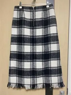 E hyphen world gallery チェック柄タイトスカート Mサイズ