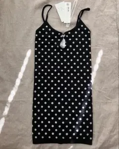 ◼︎新品未使用◼︎ Zara ドット ニット キャミソール XS-S 水玉