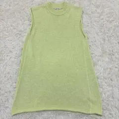 BLAMINK　ニット　ノースリーブ　グリーン系　サイズ38　SAMPLE品のサムネイル