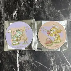 【開封のみ】 ダッフィー&フレンズ ワンダフル・フレンドシップ コースター 2個