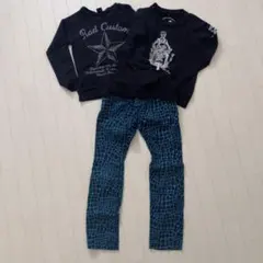 RAD CUSTOM トレーナー 2点 110 • ズボン 1点 120