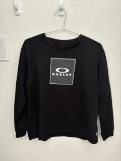 オークリーOAKLEYキッズ長袖TシャツM150ブラック