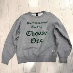 APPLEBUM トレーナー　choose one グレー
