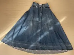 AZUL BY MOUSSYデニムロングスカート Sサイズ