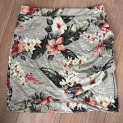 ZARA TRAFALUC フローラルタイトスカート M
