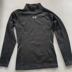 UNDER ARMOUR ブラック長袖ハイネックシャツ MD