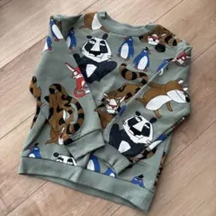 未使用 H&M 動物柄 トレーナー 120