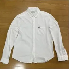 LACOSTE ラコステ 長袖ポロシャツ ホワイト スリムフィット