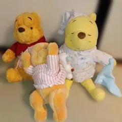 くまのプーさん　ぬいぐるみ　3個セット