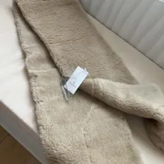 ザラホーム ZARA HOME フェイクファーエコファーブランケット 白