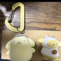 ポムポムプリン カラフルカラビナマスコットチャーム&きぐるみフィギュア