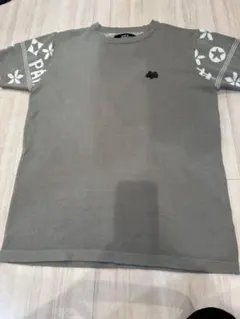 LUXE/R 総柄 ニット Tシャツ グレー Mサイズのサムネイル