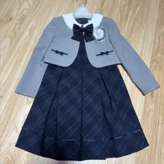 ショパン CHOPIN 格子柄アンサンブル 120 入学式 卒園式