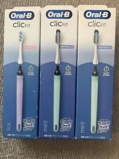 Oral-B clicFIT 電動歯ブラシ替えブラシ 3本セット