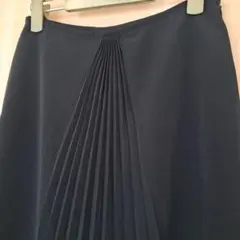美品　アニエスb　変形プリーツスカート　黒のサムネイル