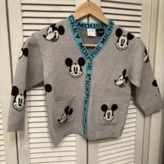 ZARA ミッキーカーディガン　110cm