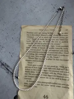 淡水パールネックレス　ベビーパール　 アレルギー対応　ラウンド型　入学式　卒業式