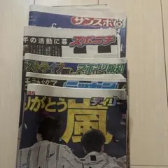 嵐新聞　6/1スポーツ新聞5紙　嵐　東京ドーム are ARASHIライブのサムネイル