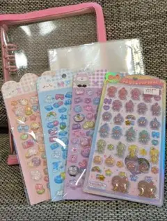 モンチッチ　うるちゅる　シール　シール帳　6点セット