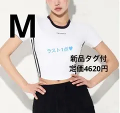 XEXYMIX　xfl2ts1111　スポーティ トラックライン クロップ丈半袖