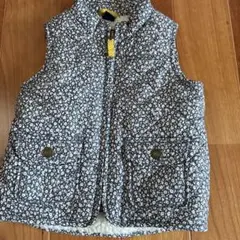 babyGap 花柄中綿ベスト 80cm