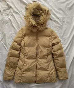 MONCLER モンクレール ベージュ Foxファー ダウンジャケット