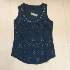 ジェイクルー　スタッズ付きトップス　ブラックのサムネイル