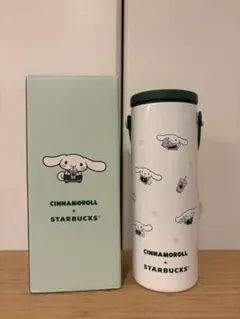 グラス シナモロール　シナモンロール　新品　スターバックス　ガラス　タンブラー グラス シナモロール シナモンロール 新品 スターバックス ガラス