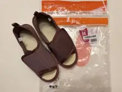 転倒予防シューズ あずき Mサイズ 室内用のサムネイル