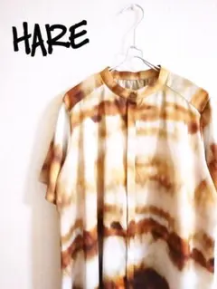 D222181 HARE ABSTRACTチュニックシャツのサムネイル