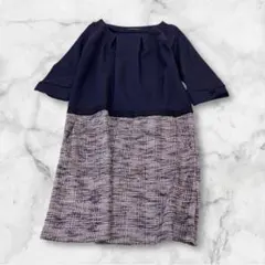 M730☆green label relaxing 膝丈ワンピース