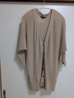 スタジオクリップ　カーディガン　ベージュ　サイズＬ