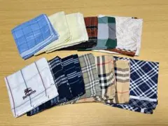 Burberrys他　ハンカチセット 10枚(写真一部なし)