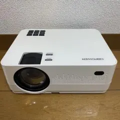 【美品】DBPOWER プロジェクター本体 ホワイト 天井にも投影可能な『DBPOWER ミニプロジェクター』がコスパ抜群