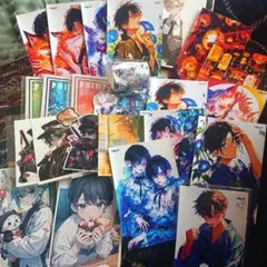 おすそ分けファイル、コラージュ用素材　海外星座男子PETシール付き　まとめ売り⑥