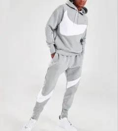 XL ナイキ セットアップ ビッグ スウッシュ スウェット パーカ パンツ